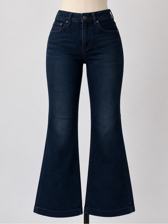 7 For All Mankind Denim - 7 For All Mankind DOJO Dark Wash Flare Jeans
